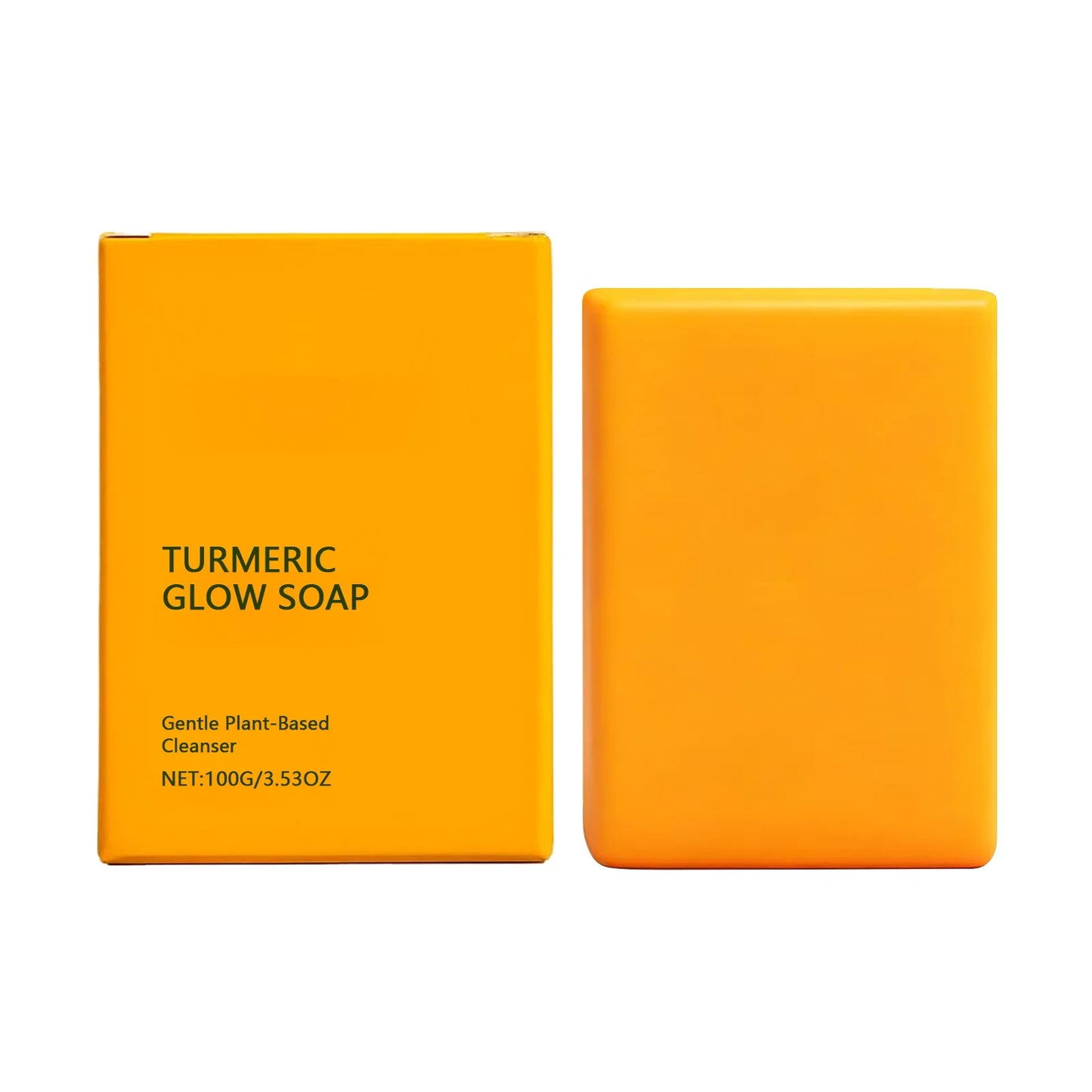 Turmeric Body Soap Exfoliating Gentle Cleansing Moisturizing Revitalizing Brightening Oil Control Remove Dirt Glowing Body Soap