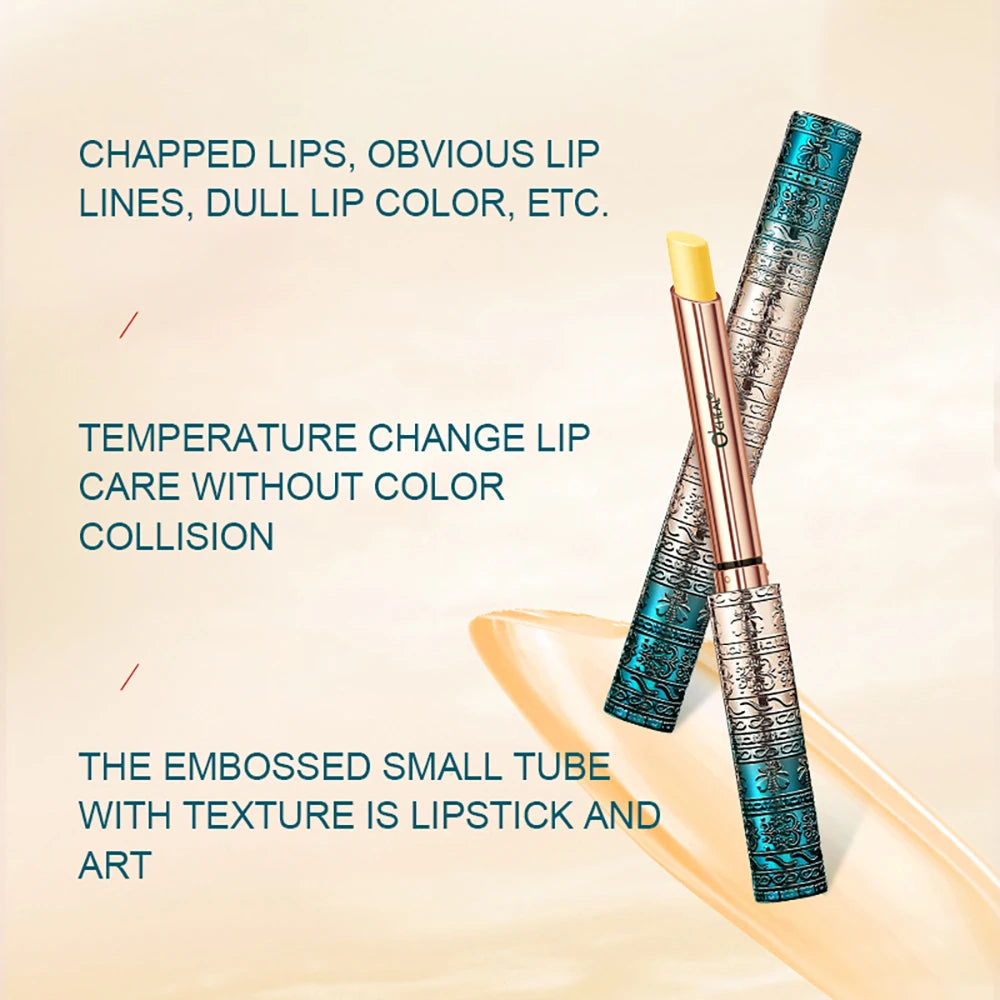 Moisturizing Lip Balm Waterproof Long Lasting Lips Gloss Changing Color Anti Dry Cracking Lipstick Makeup Sexy Plump Beauty Lips