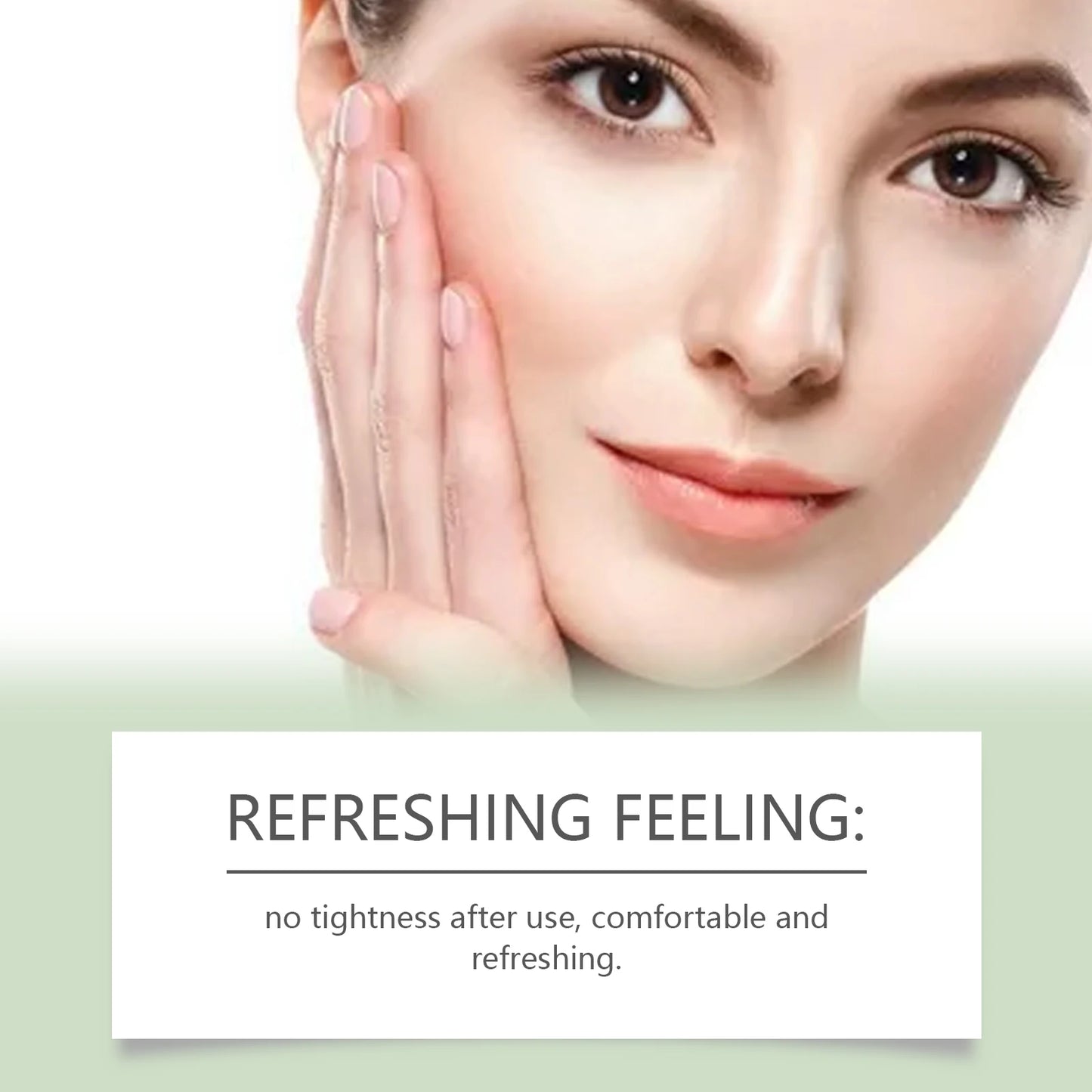 Hoygi Hyaluronic Acid Face Cleanser Gel Deep Pore Cleansing Moisturizing Non Drying Makeup Remover for Sensitive Skin 100ml