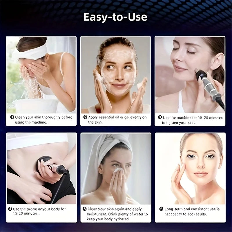 Three in One Beauty Device, Body Beauty Device, Home SPA Skincare Products, Suitable for Face, Arm, Waist, Abdominal, Leg, Gift