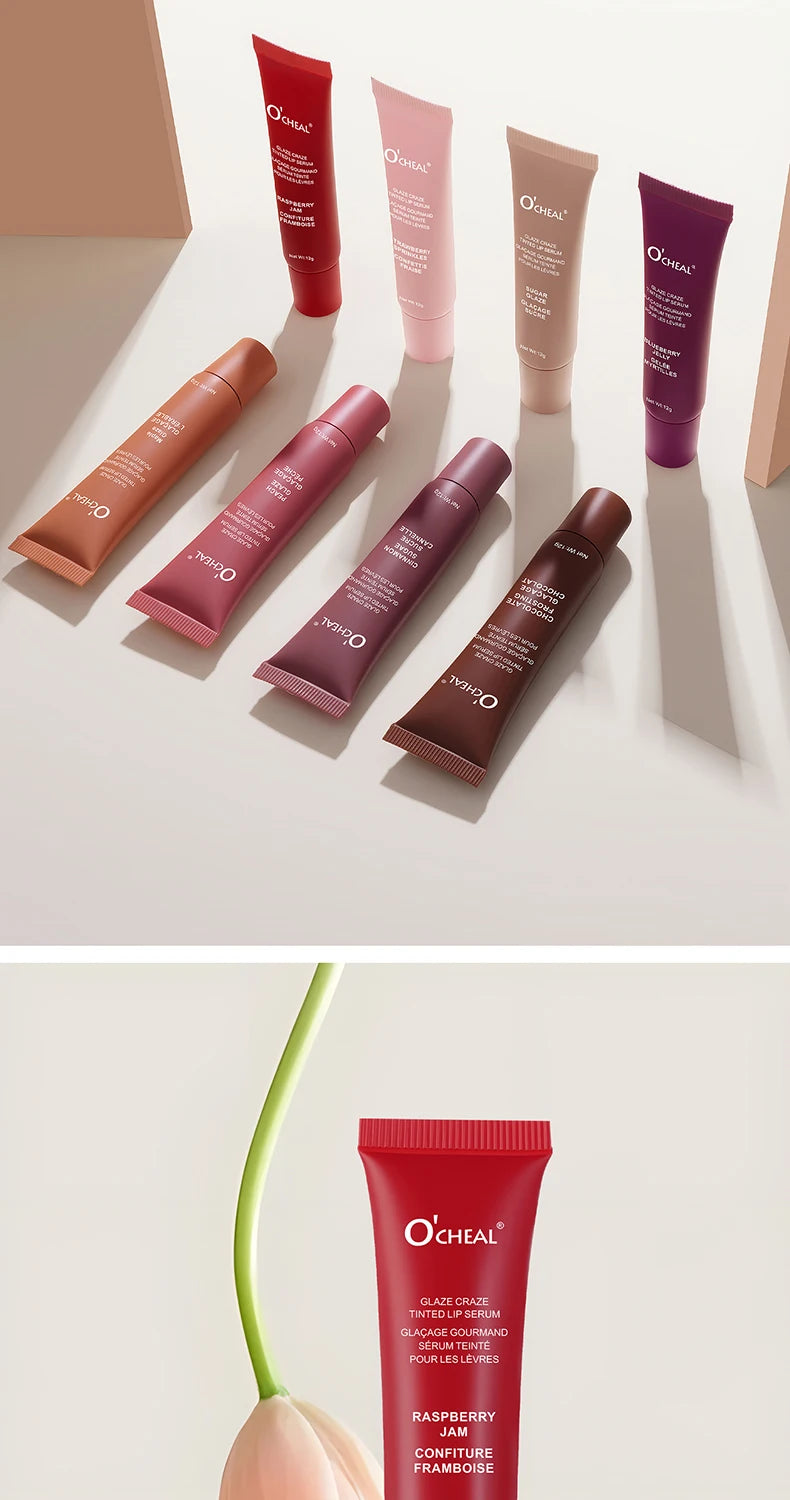 Moisturizing essence lip gloss, gloss lip makeup, durable color locking, multi color options, ideal holiday gift for girls