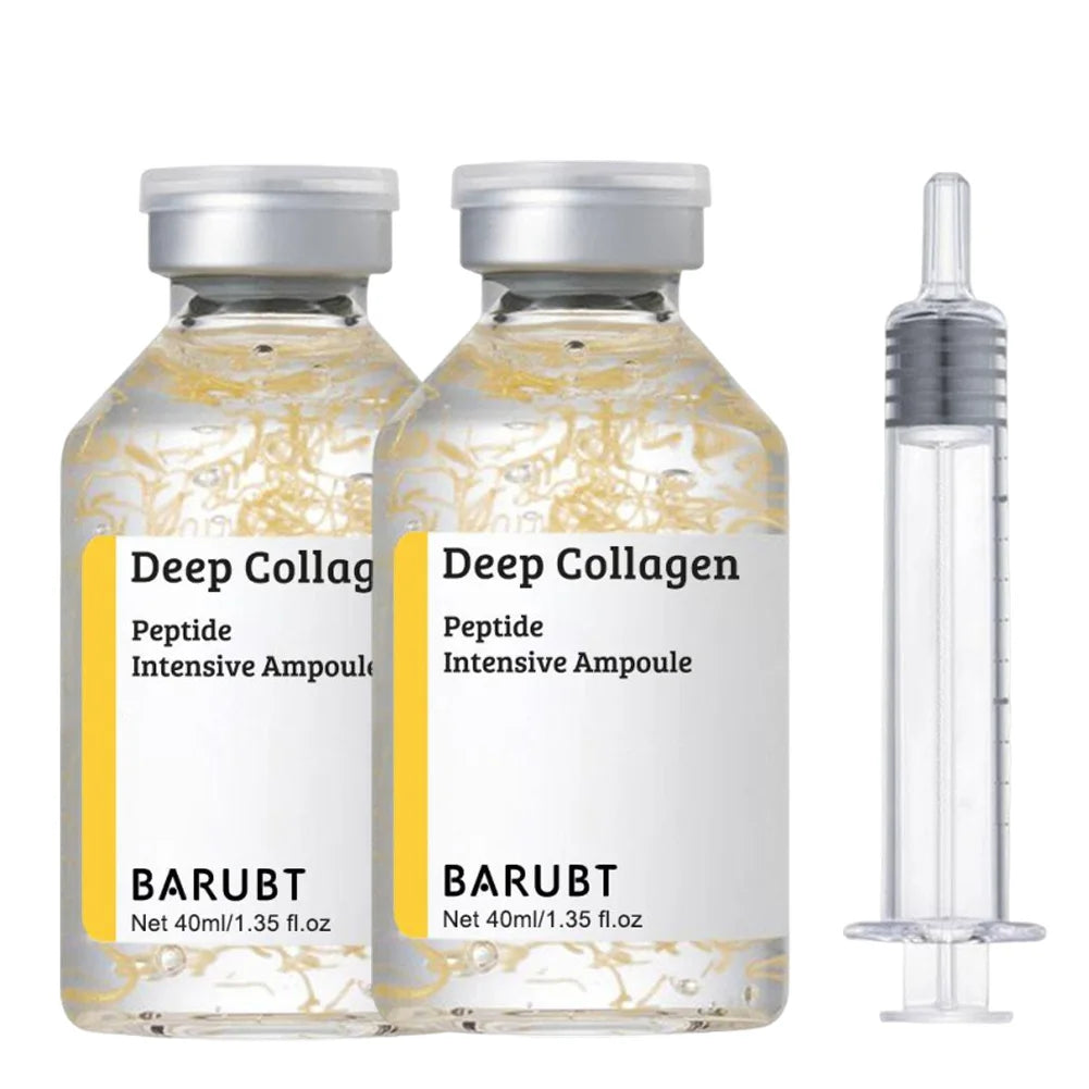 Korean Silk Collagen Essence Serum 40ml Deep Peptide Intensive Revitalizing Face Cream Anti-Wrinkle Firming Lifting Skin Care