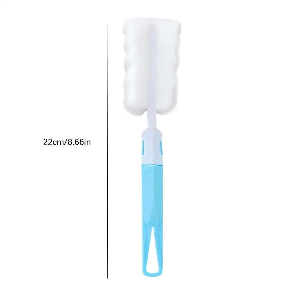 Soft Sponge Cup Brush Long Handle Sponge Bottle Brush Cup Sponge Cleaning Brush Water Bottle Glass Cup Washing Cleaner Tool
