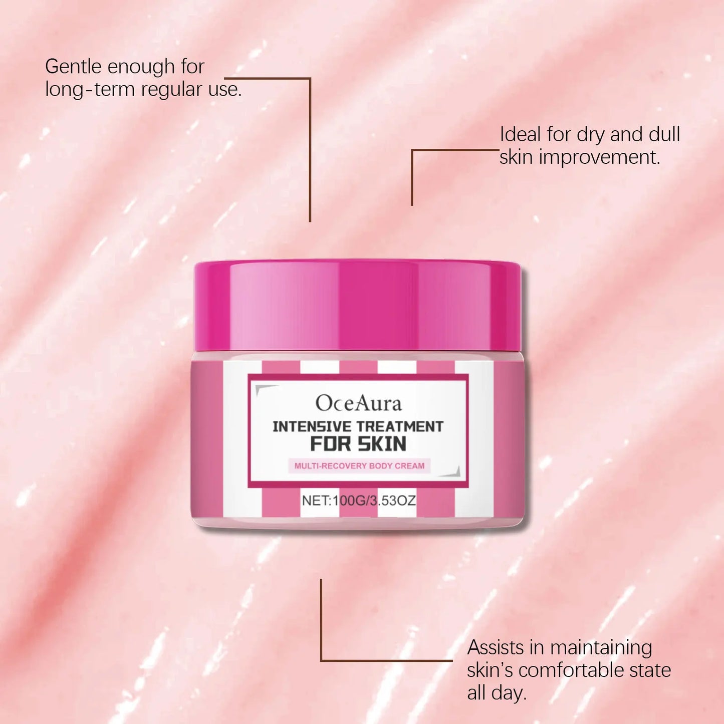 Body Moisturizing Cream -A Gentle Body Skin Care Cream that Hydrates,Feels Refreshing &Non-Greasy, and Leaves Skin Soft & Tender
