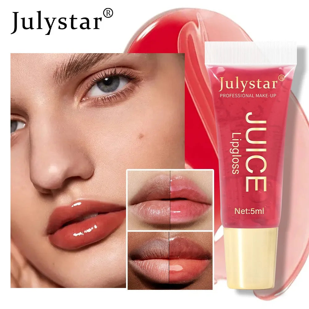 Moisturizing Lip Balm Fruit Lip Oil Gloss Care of the Lips Transparent Fullness LipGloss Soft Tube Makeup Applicator Beauty Care