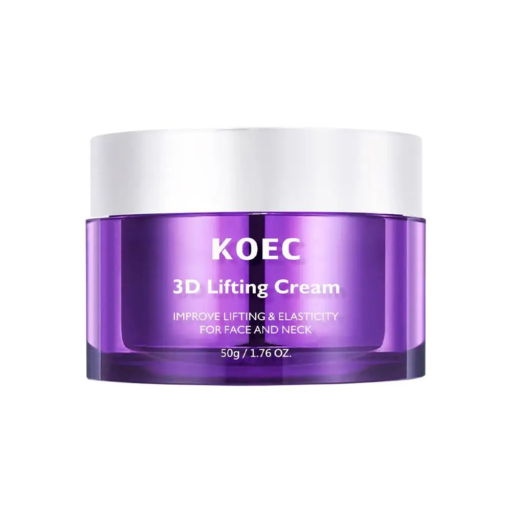 3D Lifting Firming Skincare Trio: Mist/Cream/Serum, Deep Hydration Antiaging Enhance Skin Elasticity Shrink Pores Smoothing Skin