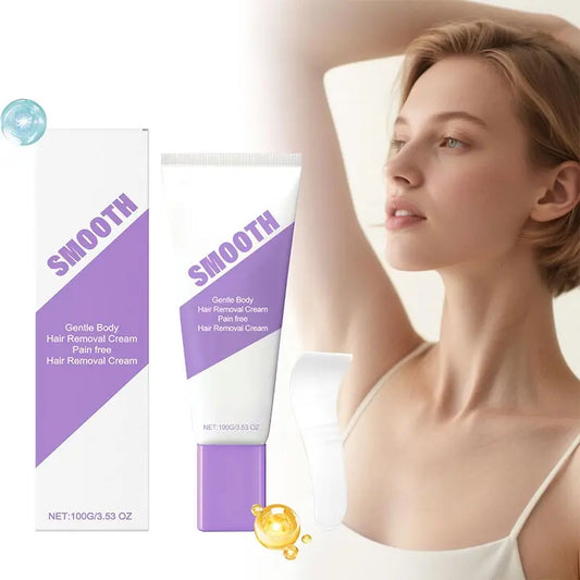 Gentle Hair Removal Cream Nourishing Delicate Moisturizing For The Skin Portable Hair Removal Cream For Daily Body Cleansing