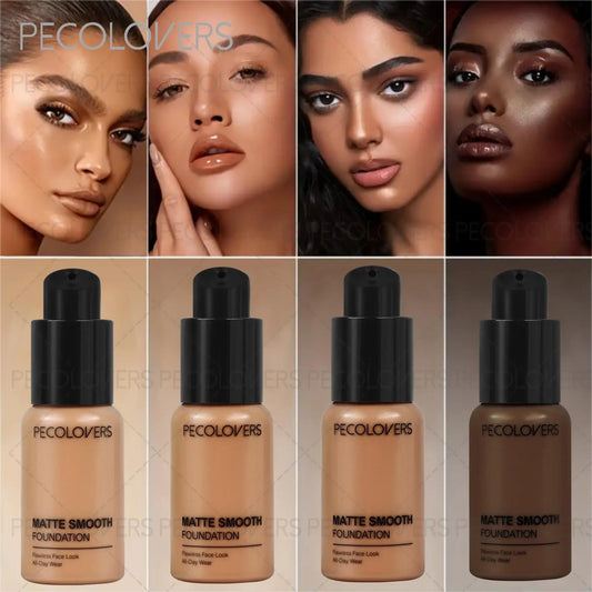 Waterproof Long-Lasting Foundation,Matte Finish,Concealer Foundation,Everyday & Special Events Makeup