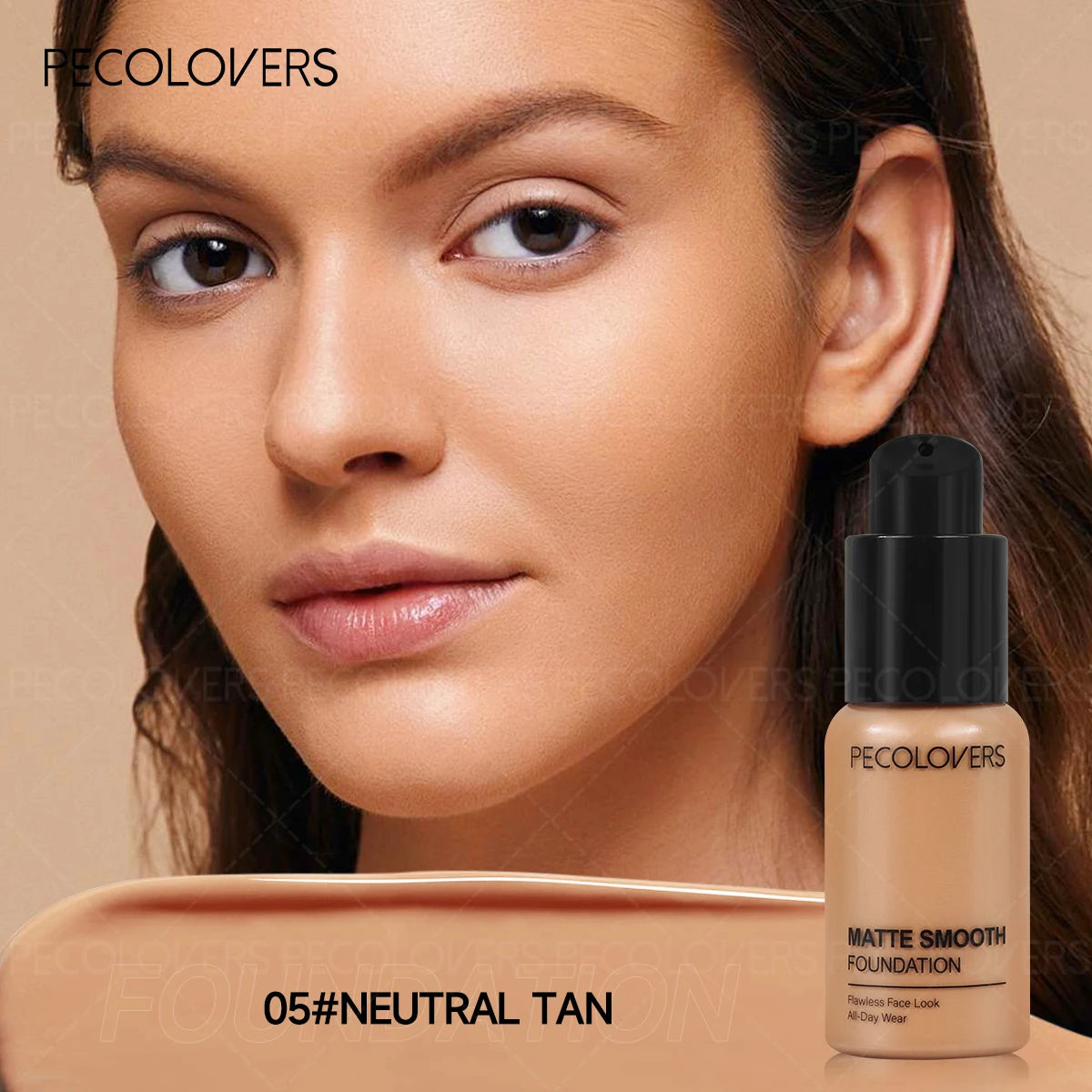 Waterproof Long-Lasting Foundation,Matte Finish,Concealer Foundation,Everyday & Special Events Makeup