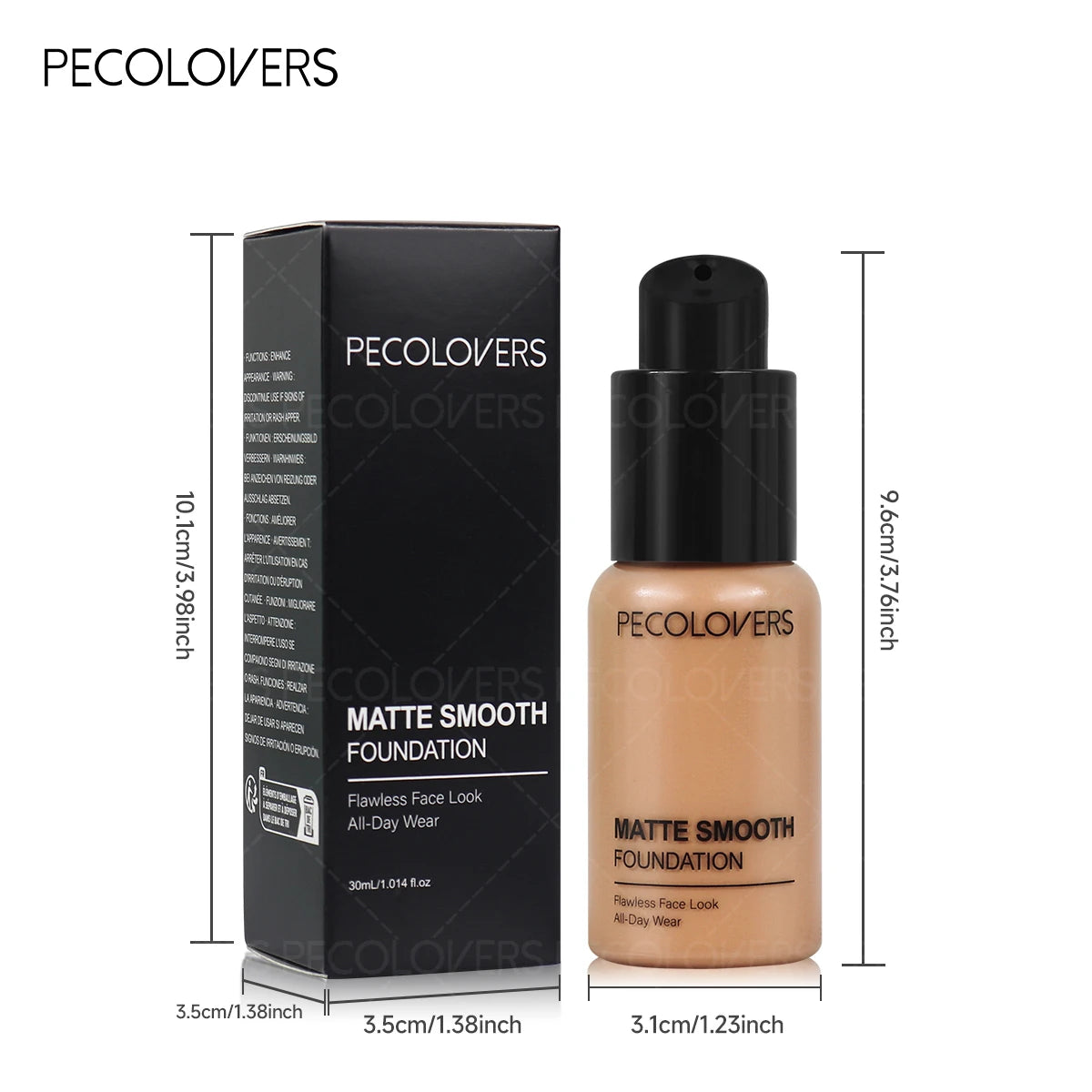 Waterproof Long-Lasting Foundation,Matte Finish,Concealer Foundation,Everyday & Special Events Makeup