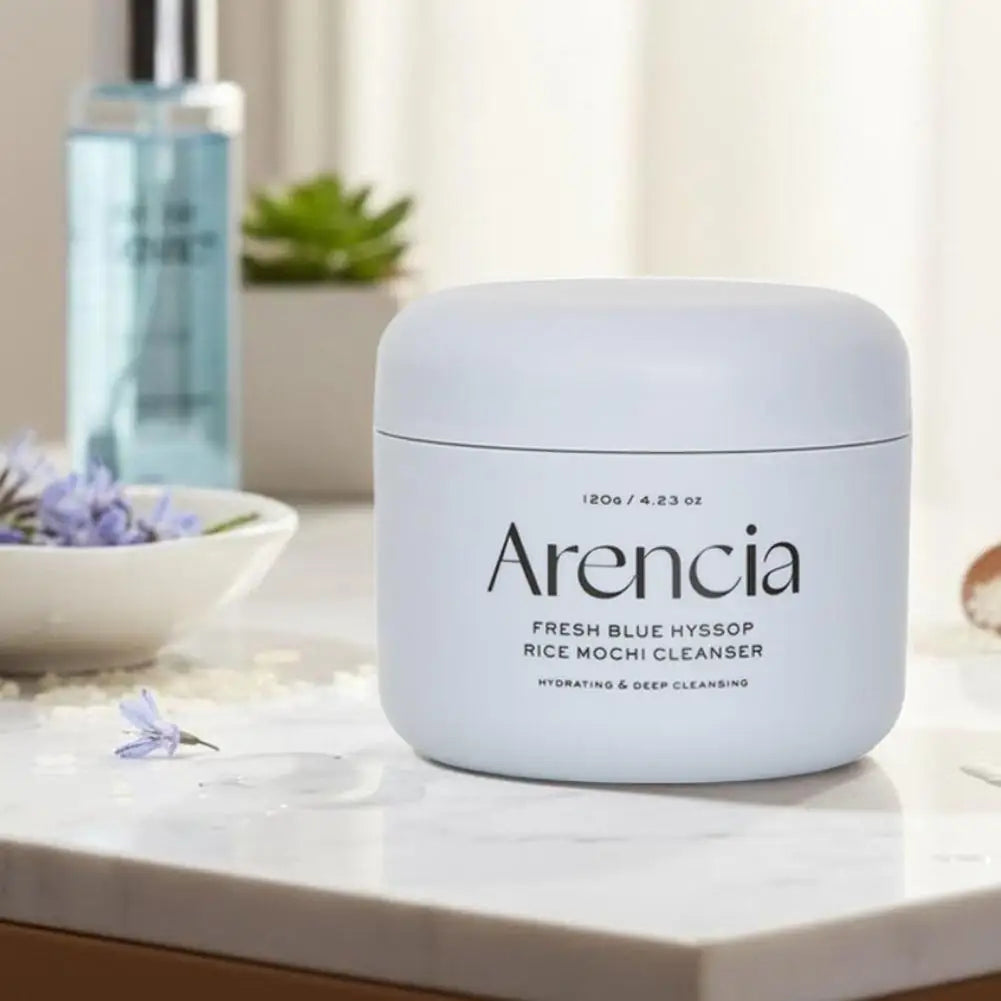 Arencia Fresh Green Rice Mochi Cleanser 120g Alcohol-Free Mineral Oil-Free Paraben-Free Gentle Formula Deep Cleanses