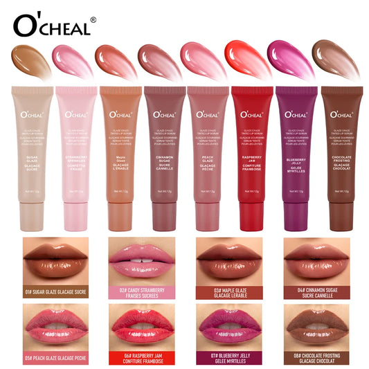 Moisturizing essence lip gloss, gloss lip makeup, durable color locking, multi color options, ideal holiday gift for girls