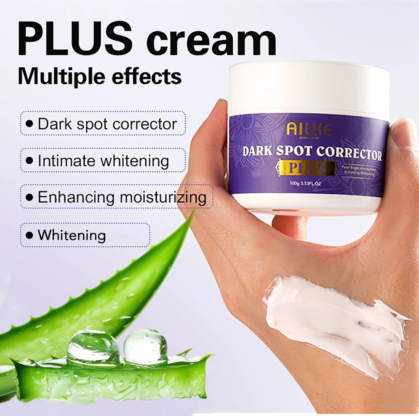 AILKE Glutathione PLUS Whitening Skin Care Set, Advanced Lightening Lotion, Moisturizes, Softens, Brighten Kit for Men, Women