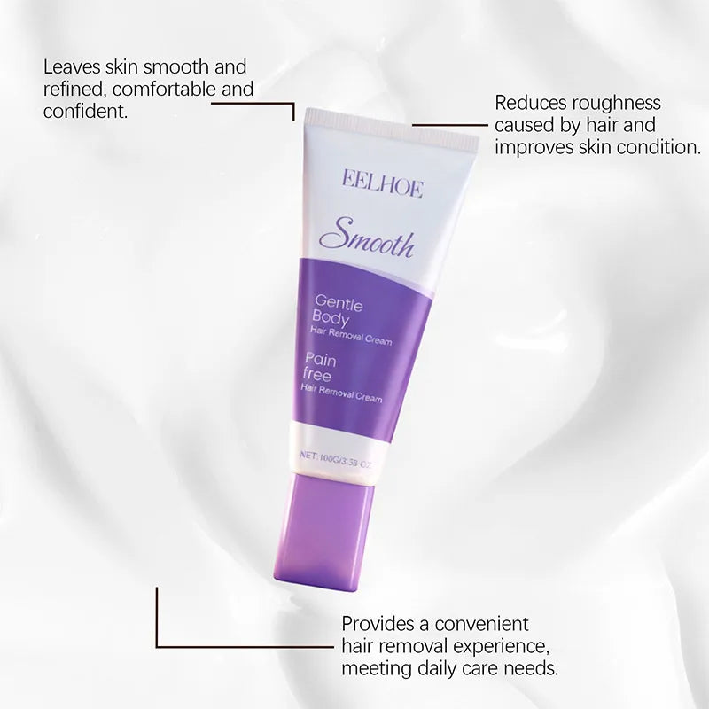 Gentle Hair Removal Cream Nourishing Delicate Moisturizing For The Skin Portable Hair Removal Cream For Daily Body Cleansing