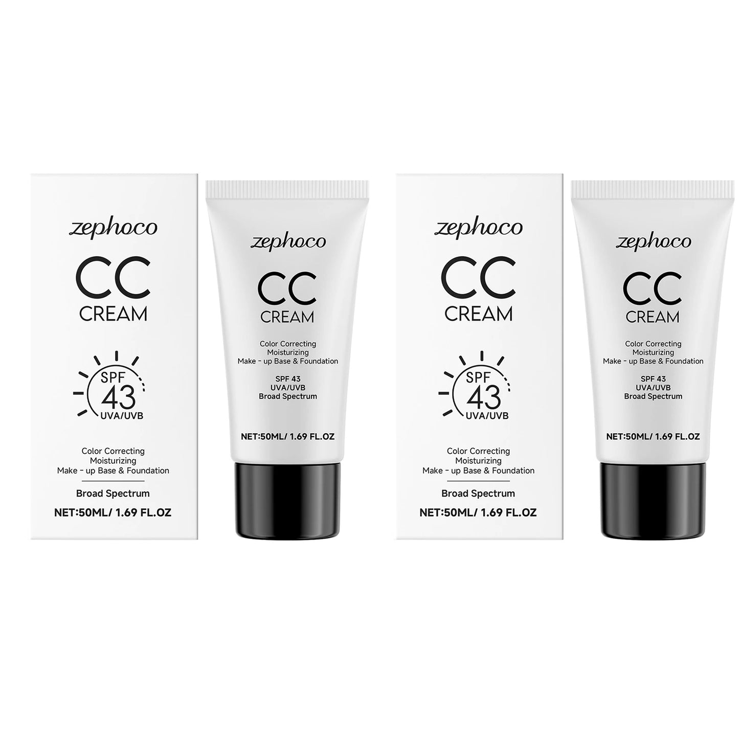 Sunscreen Moisturizing Liquid Foundation Lightweight Long Lasting Hydrating Brightening Oil Control Not Easy To Fade CC Cream
