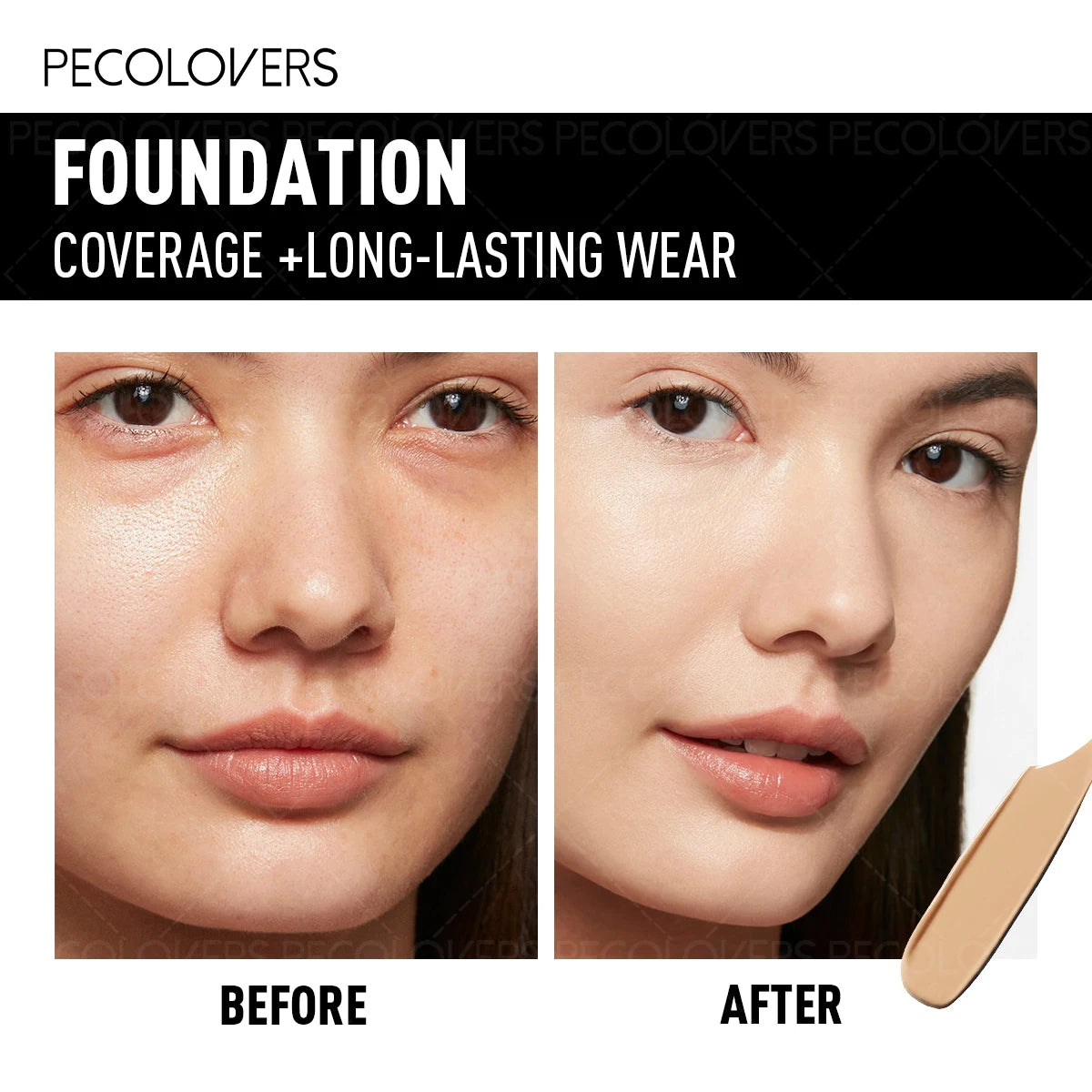Waterproof Long-Lasting Foundation,Matte Finish,Concealer Foundation,Everyday & Special Events Makeup
