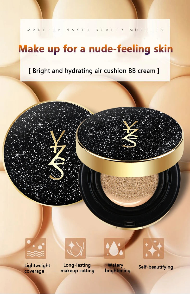 3-color moisturizing concealer,air cushion,BB cream,Light Moisturizing Isolation Cream,liquid foundation,Natural setting Makeup