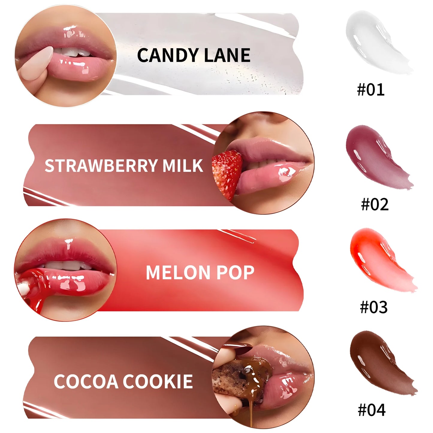 Moisturizing Tinted Lip Gloss Gentle Skin Friendly Deeply Hydrates & Plumps Lips All Day Radiant Color Sensitive Lips