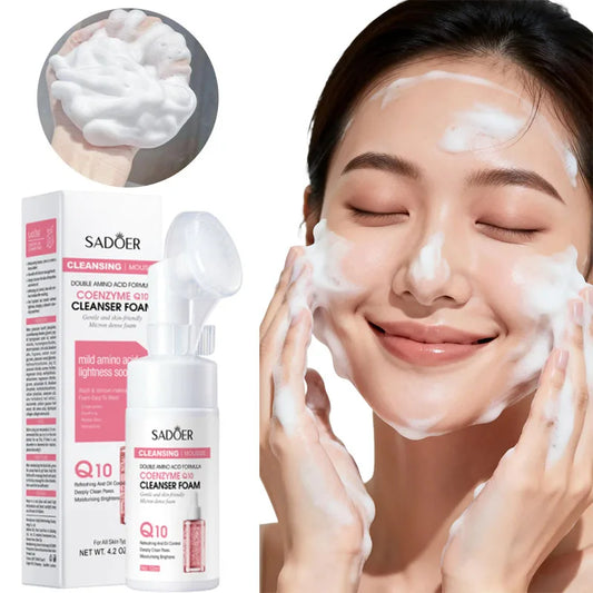 Facial Cleanser Oil Control Shrink Pores Face Wash Foam Face Massasge Facial Hydrating Moisturizing Skin Products Mossee Clean