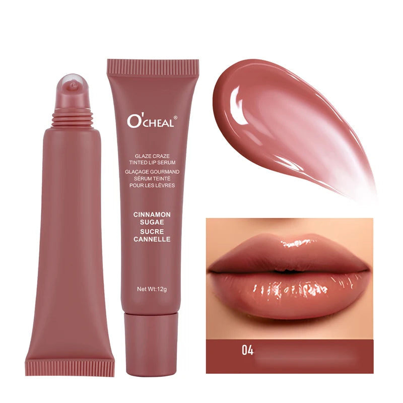 Moisturizing essence lip gloss, gloss lip makeup, durable color locking, multi color options, ideal holiday gift for girls