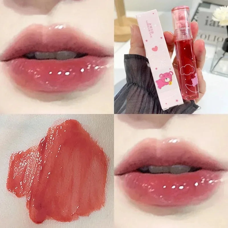 Moisturizing Mirror Lip Gloss Lasting Crystal Glossy Water Light Lip Glaze Nude Red Liquid Lipstick Women Lips Makeup Cosmetics