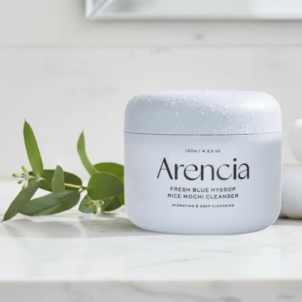 Arencia Fresh Green Rice Mochi Cleanser 120g Alcohol-Free Mineral Oil-Free Paraben-Free Gentle Formula Deep Cleanses