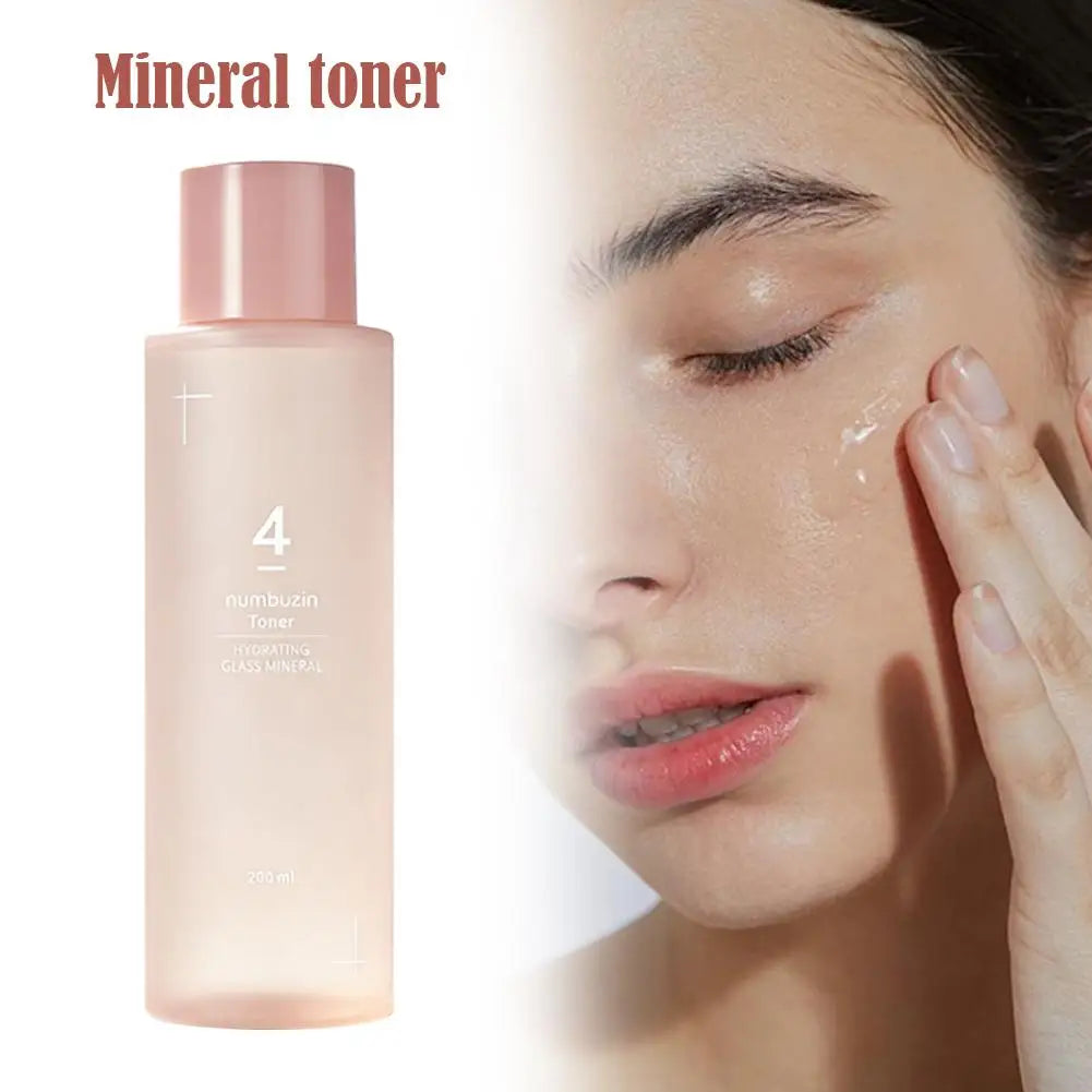 200ml Mineral Hydrating Toner Deeply Nourishing Face Essence Moisture-Lock Barrier Repairing Skin Water Refreshing Daily Glow
