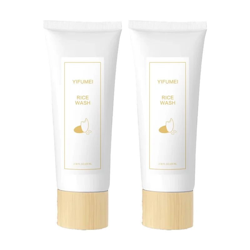 Rice Facial Cleanser Soothing Oil Control Face Wash Moisturizing Brightening Hydrating Face Cleanser Firming For Sensitive Skin