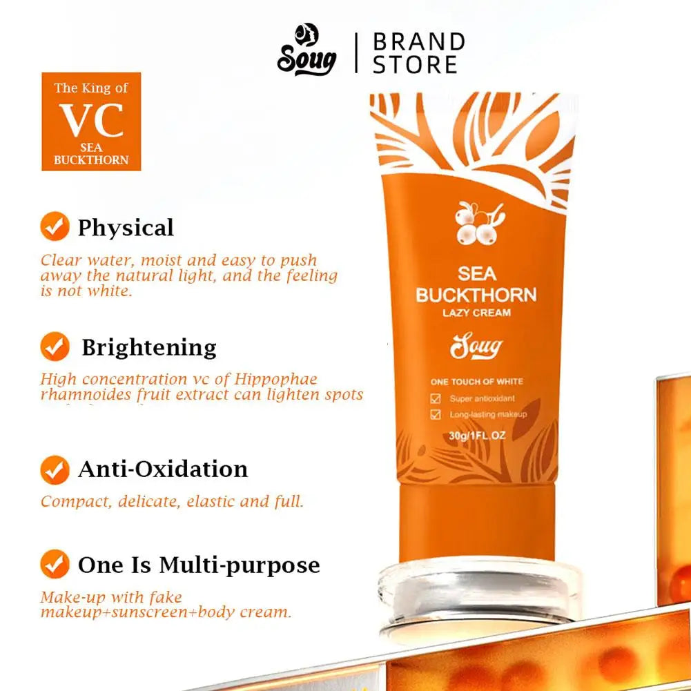 Natural Hydrating & Brightening Moisturizing Cream - Gentle Facial Skin Care For Improved Shiny Complexion
