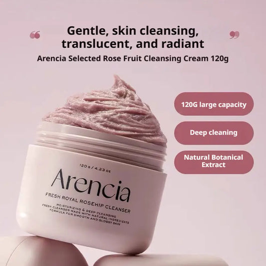Arencia Fresh Green Rice Mochi Cleanser 120g Alcohol-Free Mineral Oil-Free Paraben-Free Gentle Formula Deep Cleanses