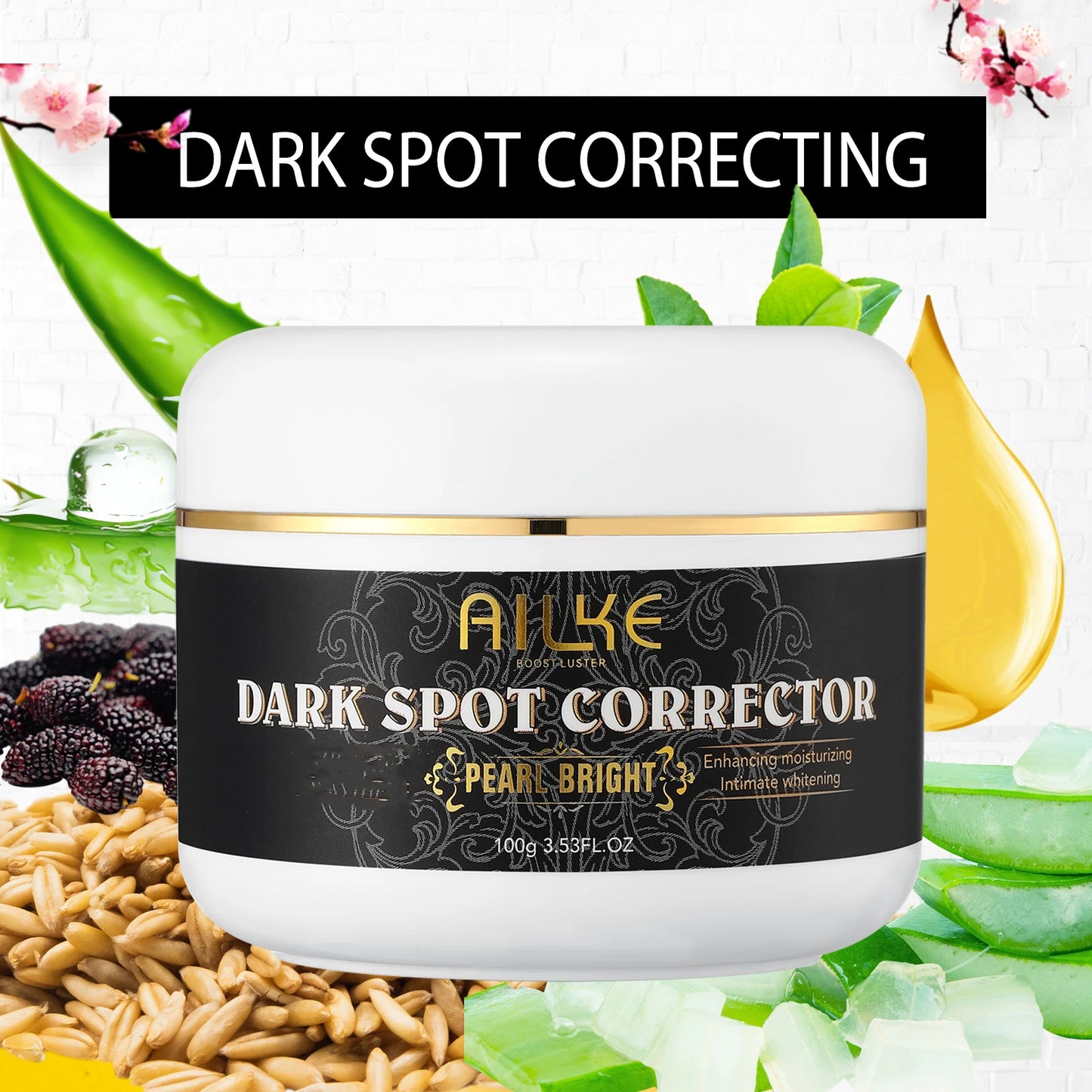 AILKE Collagen Skin Care Kit, Reduce Spots, Whitening, Even Skin Tone, For Dark Skin, Black Skin, African Skin, Caramel Skin