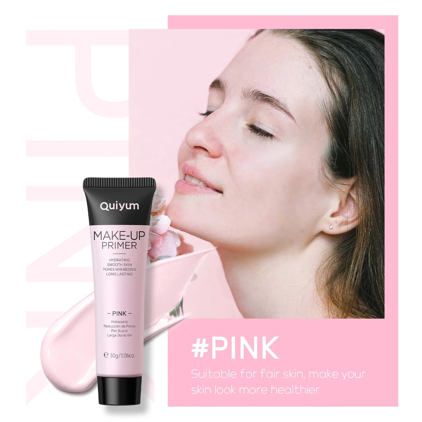 Base Makeup Facial Moisturizing Primer Moisturizing Primer Invisible Pores Smoothing Fine Lines Brightening Moisturizing