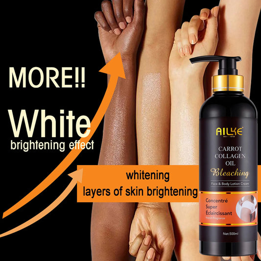 AILKE Collagen Skin Care Kit, Reduce Spots, Whitening, Even Skin Tone, For Dark Skin, Black Skin, African Skin, Caramel Skin