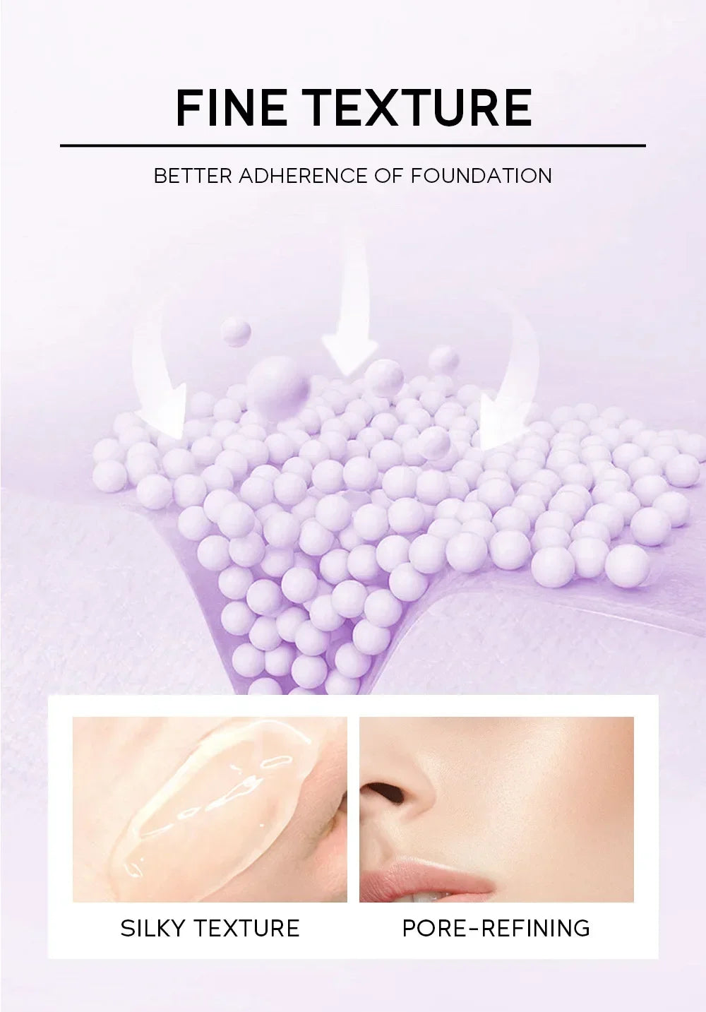 Base Makeup Facial Moisturizing Primer Moisturizing Primer Invisible Pores Smoothing Fine Lines Brightening Moisturizing