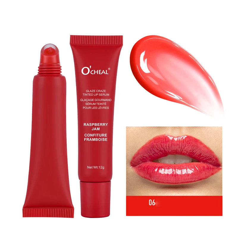 Moisturizing essence lip gloss, gloss lip makeup, durable color locking, multi color options, ideal holiday gift for girls