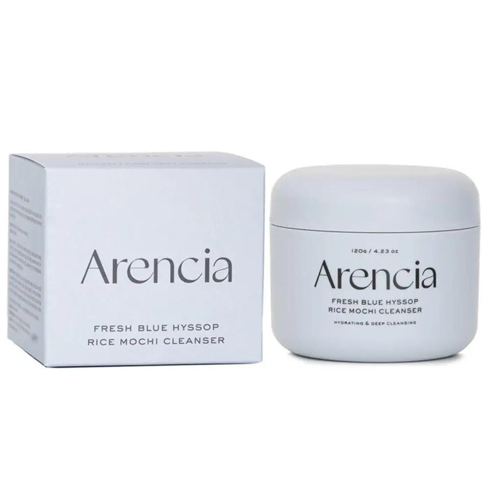 Arencia Fresh Green Rice Mochi Cleanser 120g Alcohol-Free Mineral Oil-Free Paraben-Free Gentle Formula Deep Cleanses