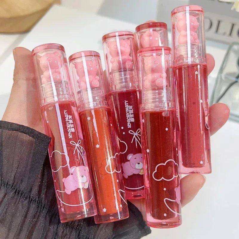 Moisturizing Mirror Lip Gloss Lasting Crystal Glossy Water Light Lip Glaze Nude Red Liquid Lipstick Women Lips Makeup Cosmetics