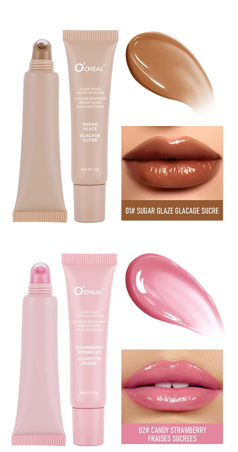 Moisturizing essence lip gloss, gloss lip makeup, durable color locking, multi color options, ideal holiday gift for girls