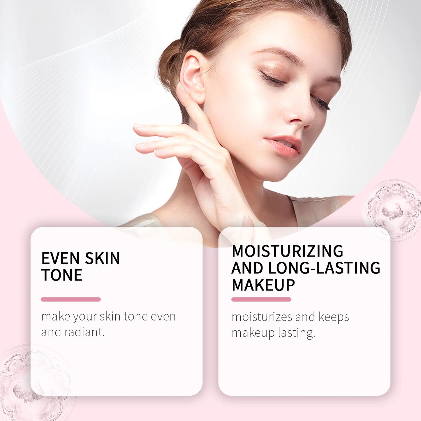 Sunscreen Moisturizing Liquid Foundation Lightweight Long Lasting Hydrating Brightening Oil Control Not Easy To Fade CC Cream