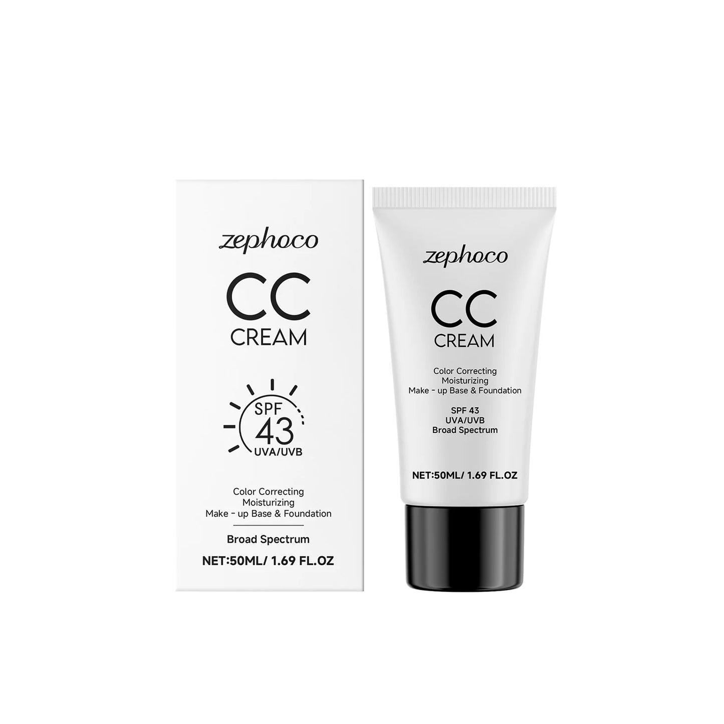 Sunscreen Moisturizing Liquid Foundation Lightweight Long Lasting Hydrating Brightening Oil Control Not Easy To Fade CC Cream