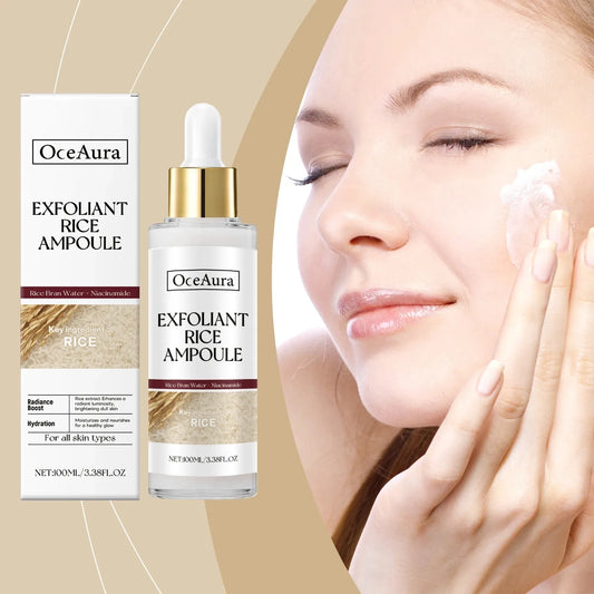 100ml Red Rice Moisturizing Exfoliating Liquid Facial Cleansing Exfoliating Hydrating Gentle Exfoliating Care Soft Skin