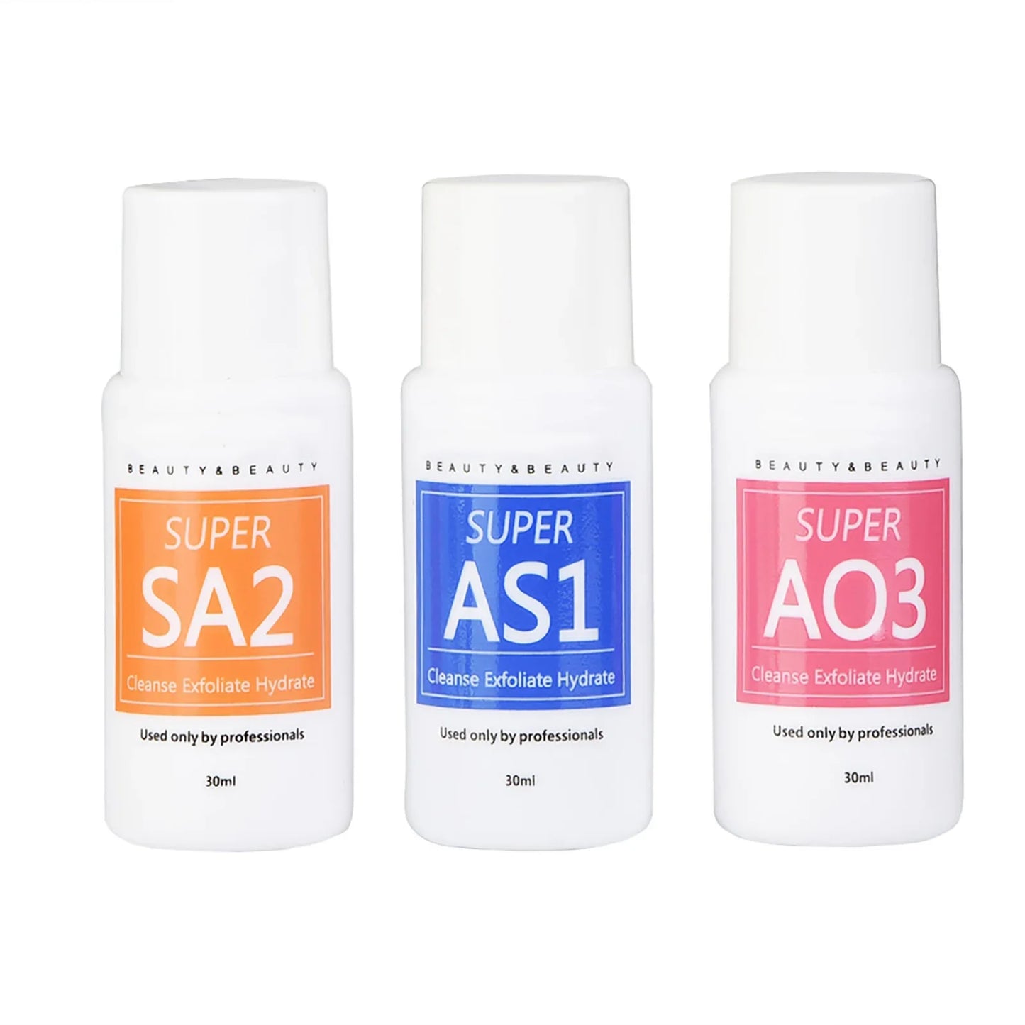 Small Bubble Solution 3pcs Machine Aqua Peel Hydrogen Oxygen Skincare Cleansing For Beauty Salon Use AS1 SA2 AO3 Dermabrasion