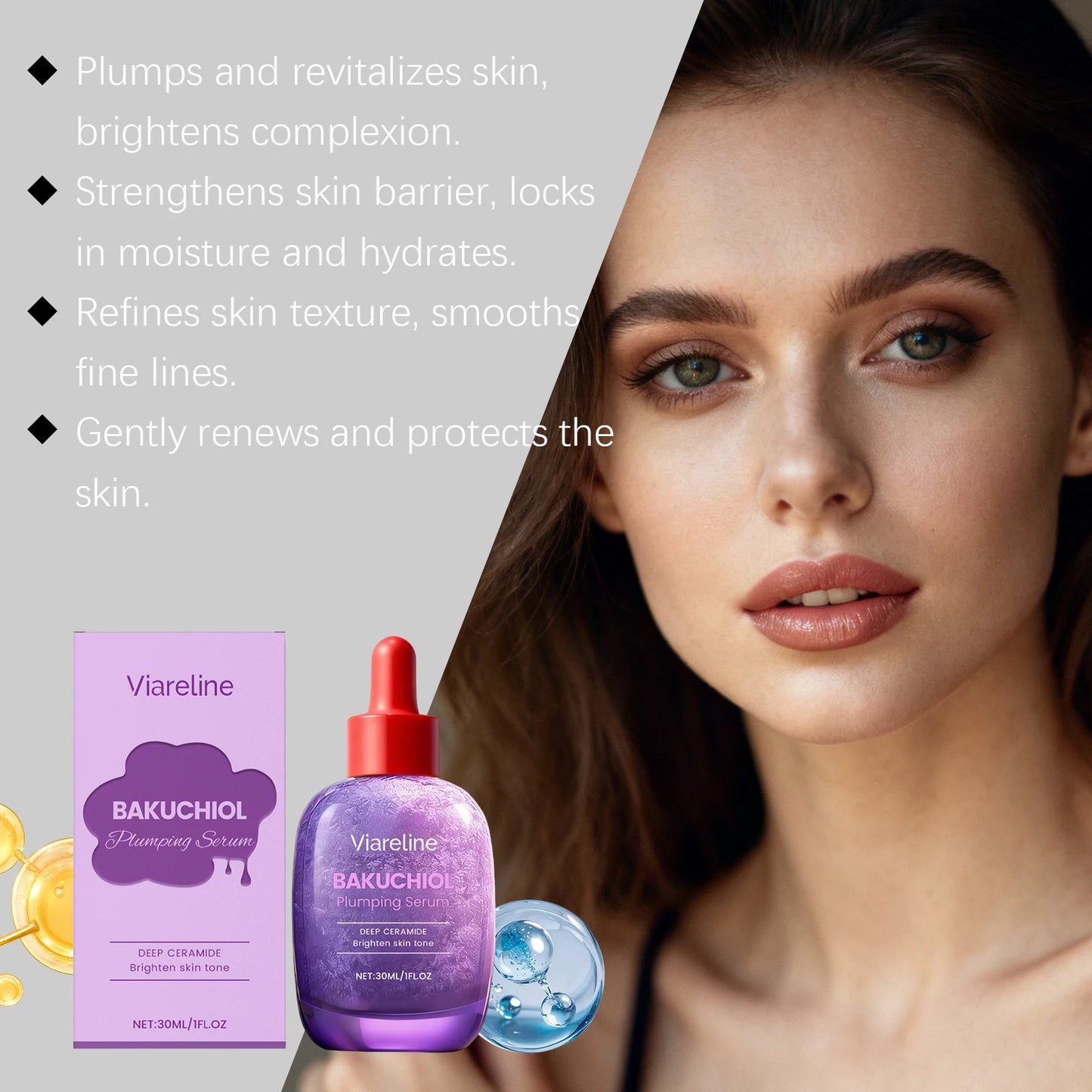 Vitamin Moisturizing Serum - Hydrating, Refreshing, Brightening, and Softening Skin