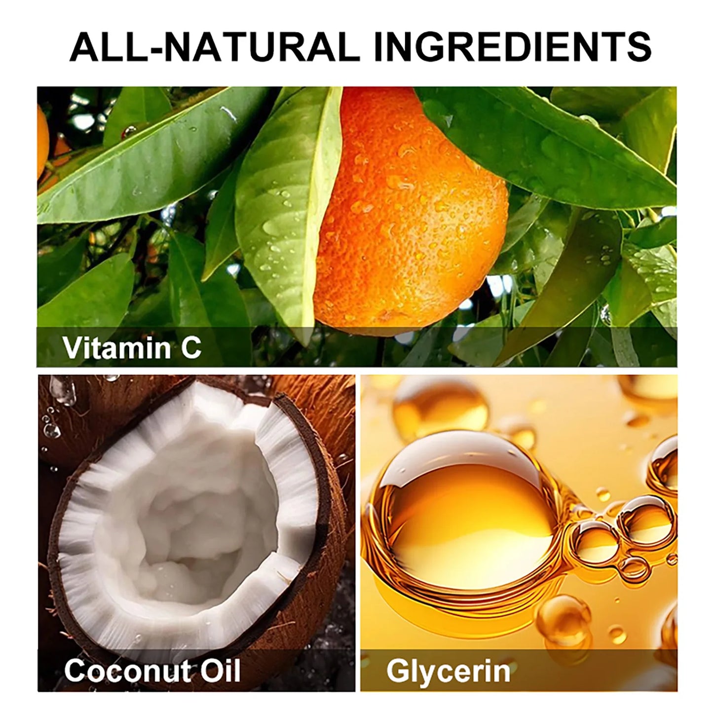AILKE Vitamin C Whitening 4-in-1 Set, Smooth Skin, Reduce Wrinkles, Black Spots, Moisturizing, With Collagen, Vitamin E