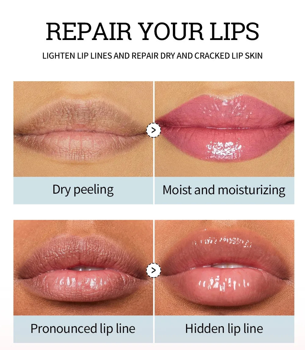 Moisturizing Lip Balm Fruit Lip Oil Gloss Care of the Lips Transparent Fullness LipGloss Soft Tube Makeup Applicator Beauty Care