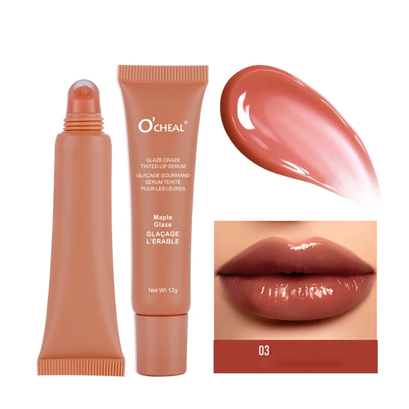 Moisturizing essence lip gloss, gloss lip makeup, durable color locking, multi color options, ideal holiday gift for girls
