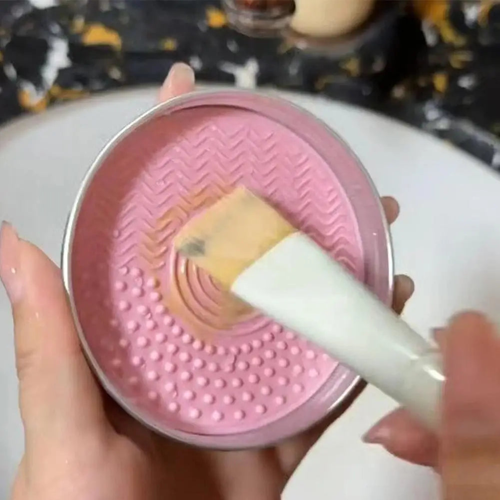 Makeup Brush Cleaner Gentle Effective Cleansing Low Foam Formula Quick Rinse Sponges Puffs Peach Oolong Scent Refreshing