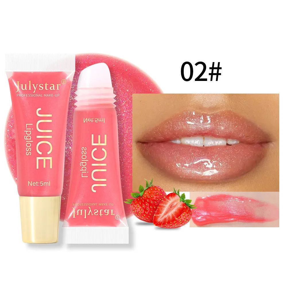 Moisturizing Lip Balm Fruit Lip Oil Gloss Care of the Lips Transparent Fullness LipGloss Soft Tube Makeup Applicator Beauty Care