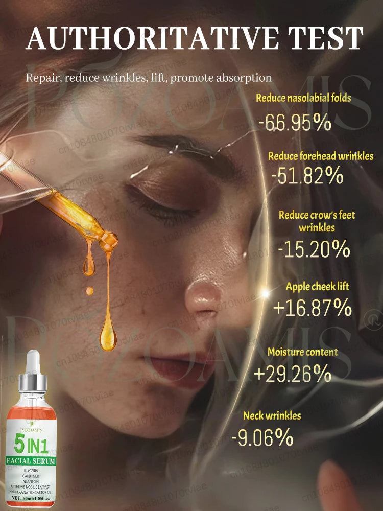 New 5-in-1 serum Wʀɪɴᴋʟᴇ-ғʀᴇᴇ, Aɴᴛɪ-Aɢɪɴɢ