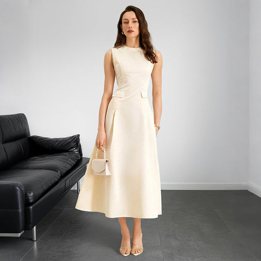 Women's Elegant Sleeveless A-line Maxi Dress